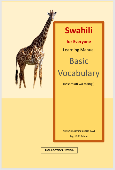 Swahili Book-Basic Vocabulary-English