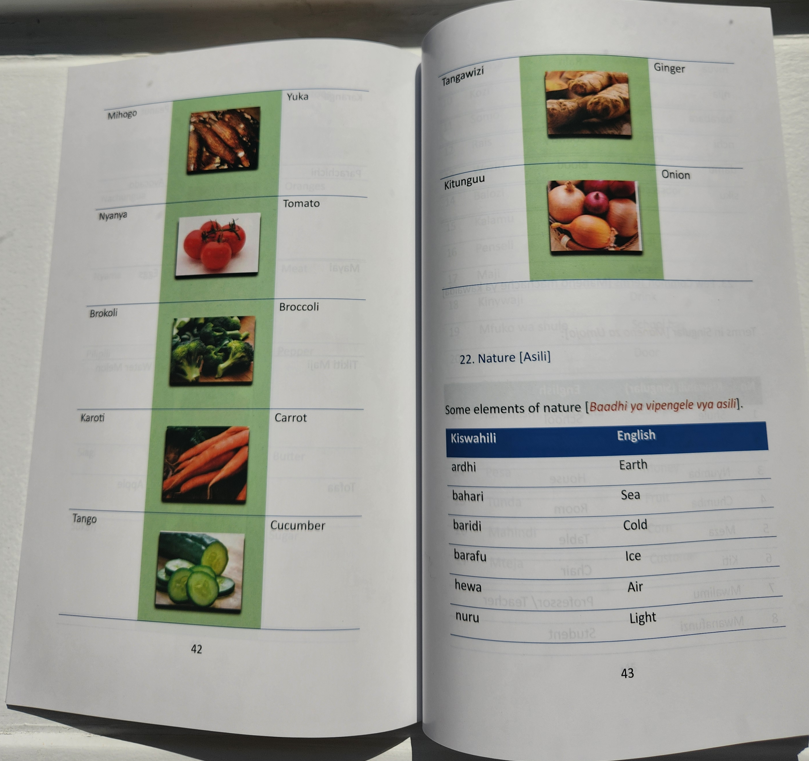 Swahili Book-Basic Vocabulary-English