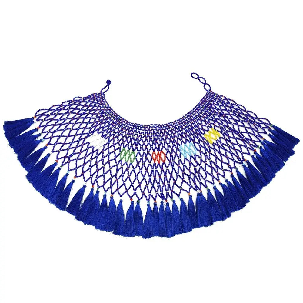 Multicolor South African Resin Beads Choker Necklace For Women