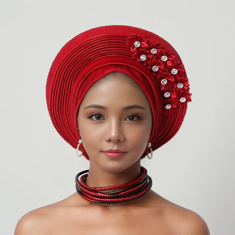 African Women Headscarf Hat- Nigerian Gele Headtie
