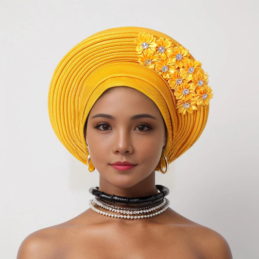 African Women Headscarf Hat- Nigerian Gele Headtie